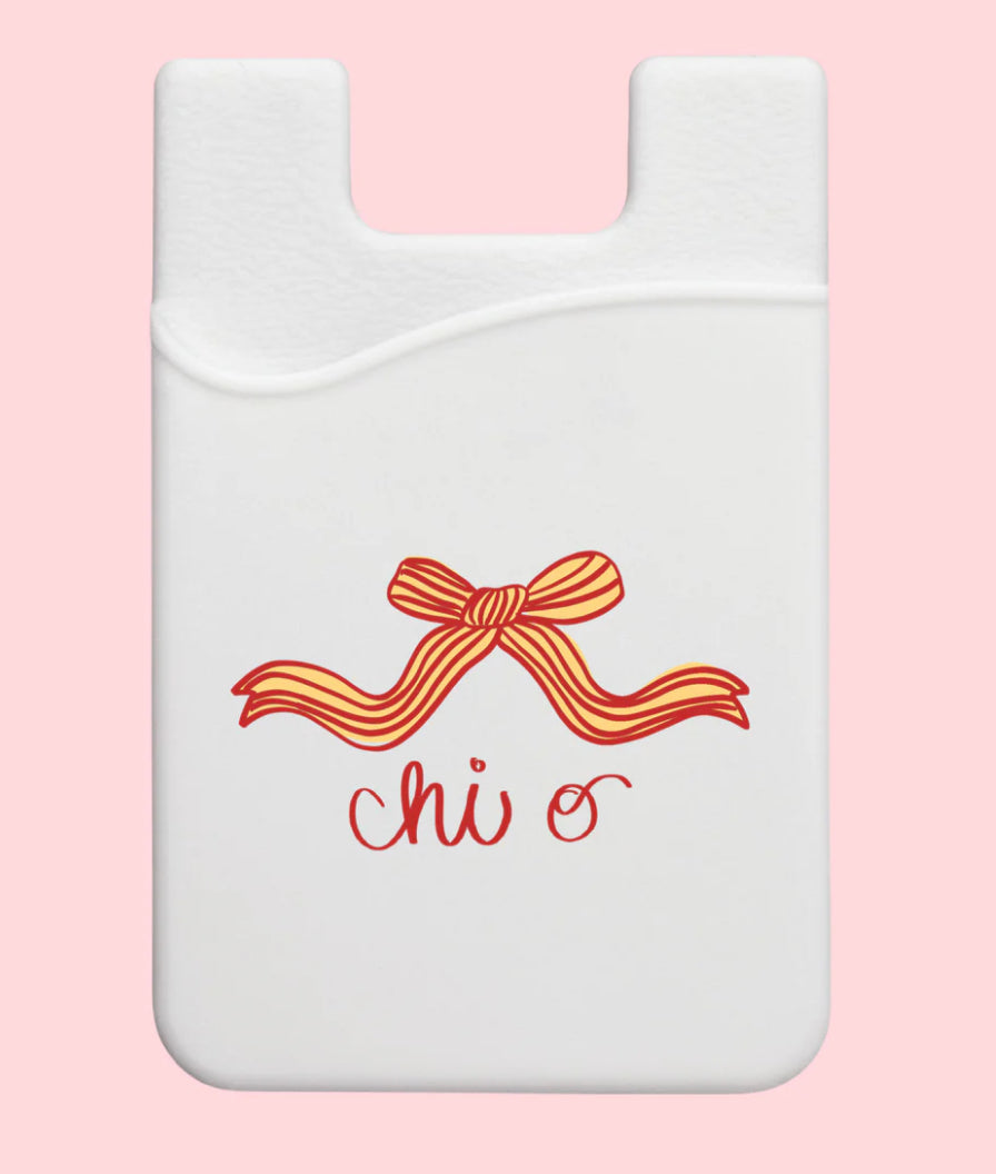 Chi Omega Bow Phone Wallet