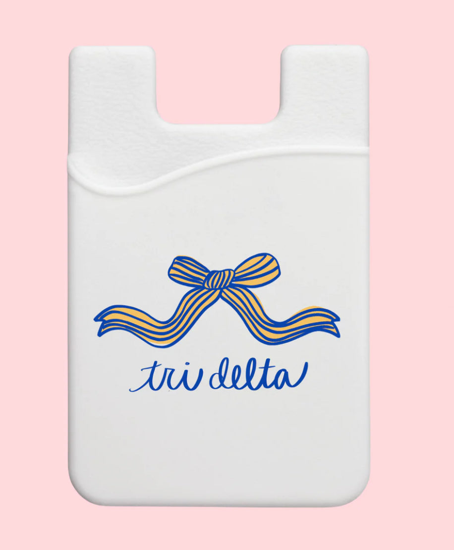 Delta Delta Delta Bow Phone Wallet