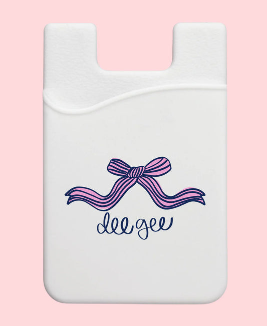 Delta Gamma Bow Phone Wallet