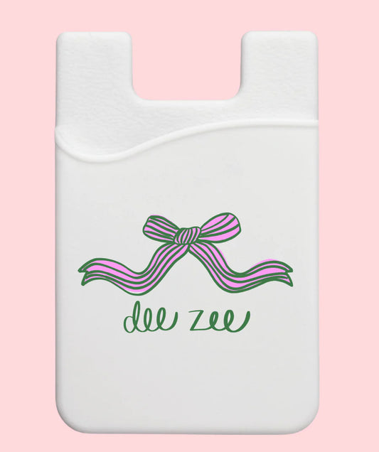 Delta Zeta Bow Phone Wallet