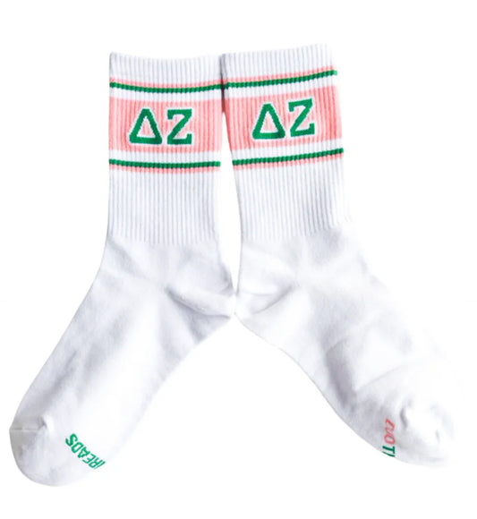 Delta Zeta Sorority Line Socks