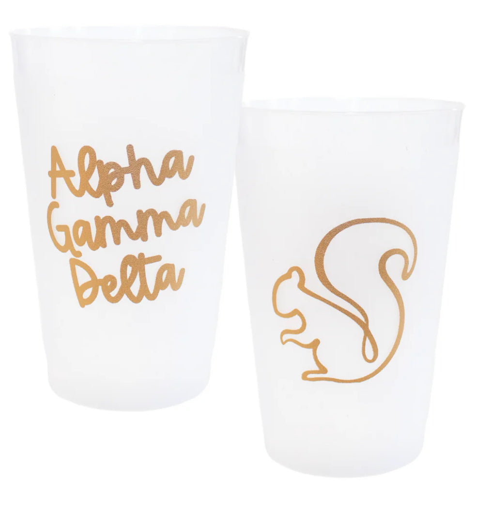 Alpha Gamma Delta Golden Frost Flex Cup