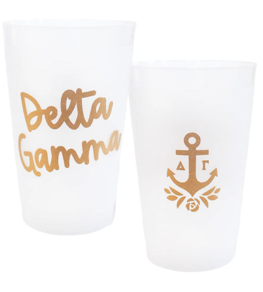 Delta Gamma Golden Frost Flex Cup