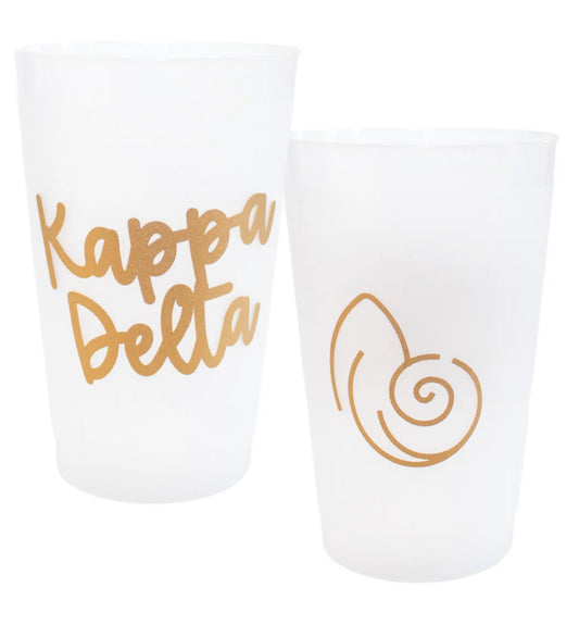Gamma Phi Beta Golden Frost Flex Cup