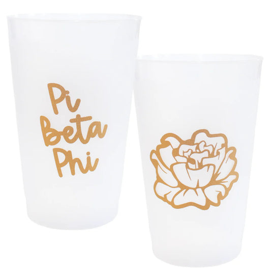 Pi Beta Phi Golden Frost Flex Cup
