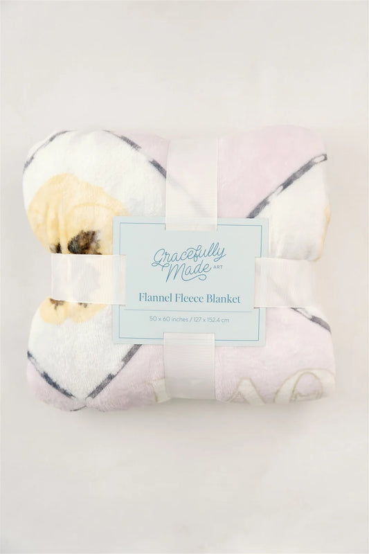 Kappa Alpha Theta Flannel Fleece Blanket