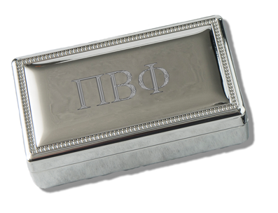 Pi Beta Phi Rectangular Pin Box