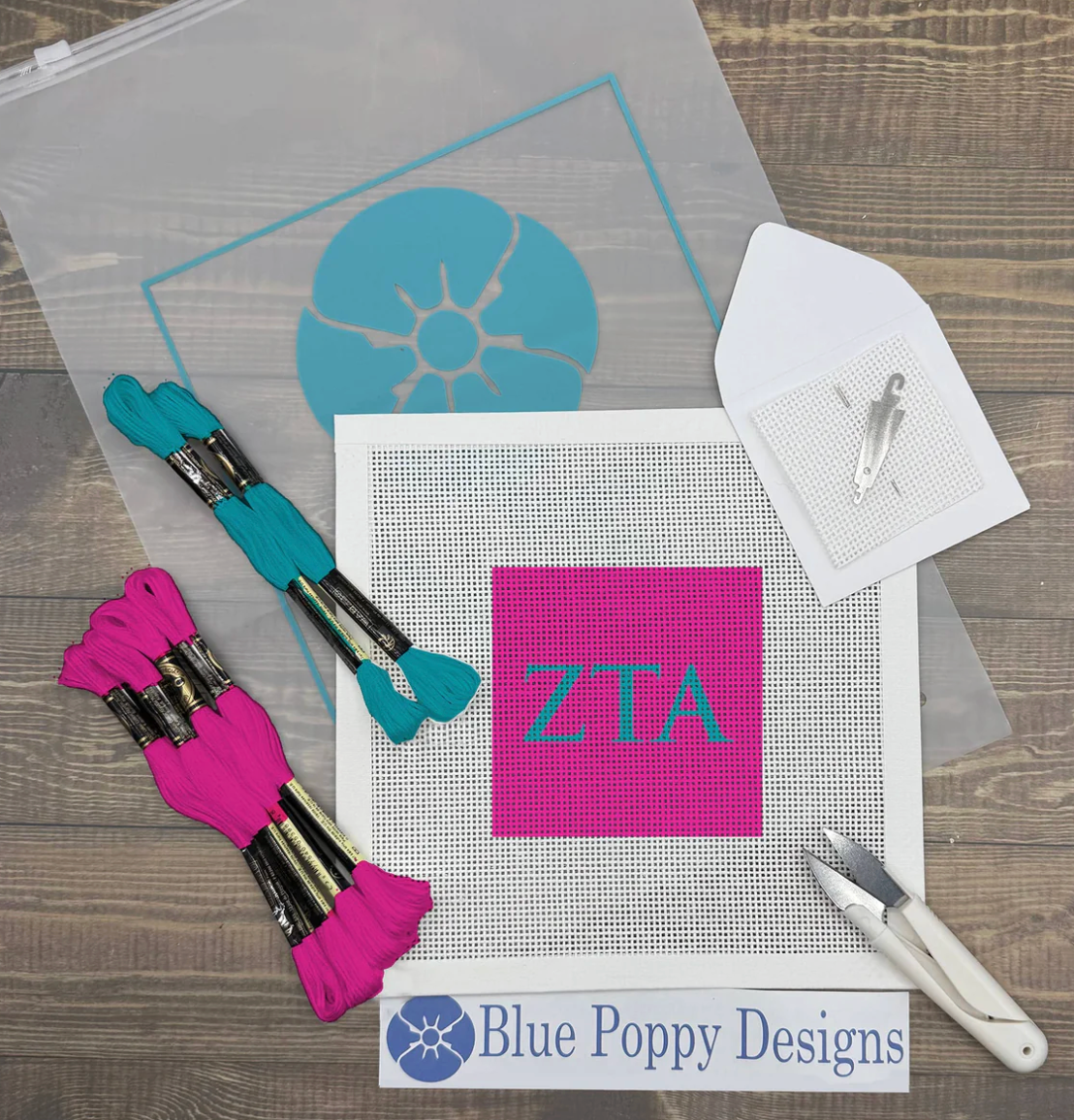 Zeta Tau Alpha Needlepoint Kit Classic