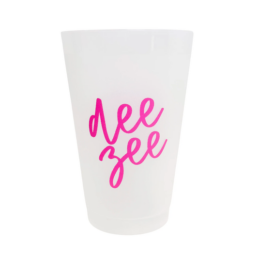 Delta Zeta Script Frost Cup