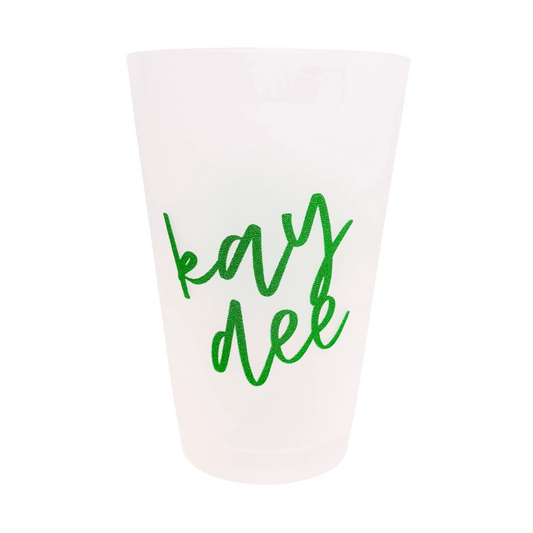 Kappa Delta Script Frost Cup