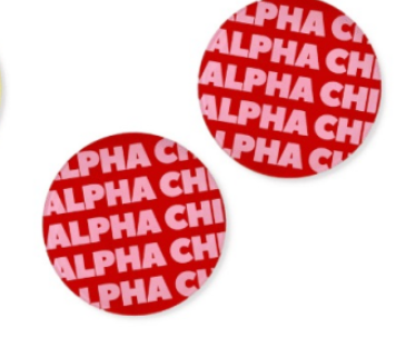 Alpha Chi Omega Acrylic Coaster