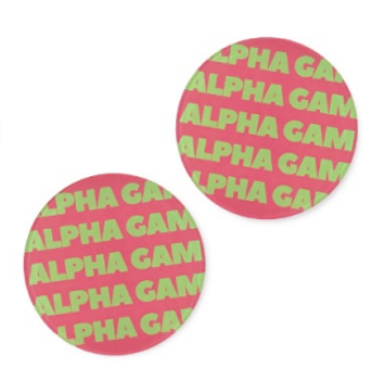 Alpha Gamma Delta Acrylic Coaster