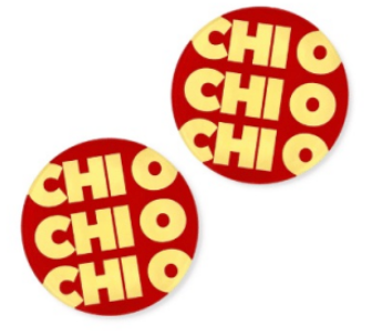 Chi Omega Acrylic Coaster