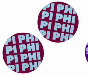 Pi Beta Phi Acrylic Coaster