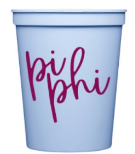 Pi Beta Phi Stadium Party Cups