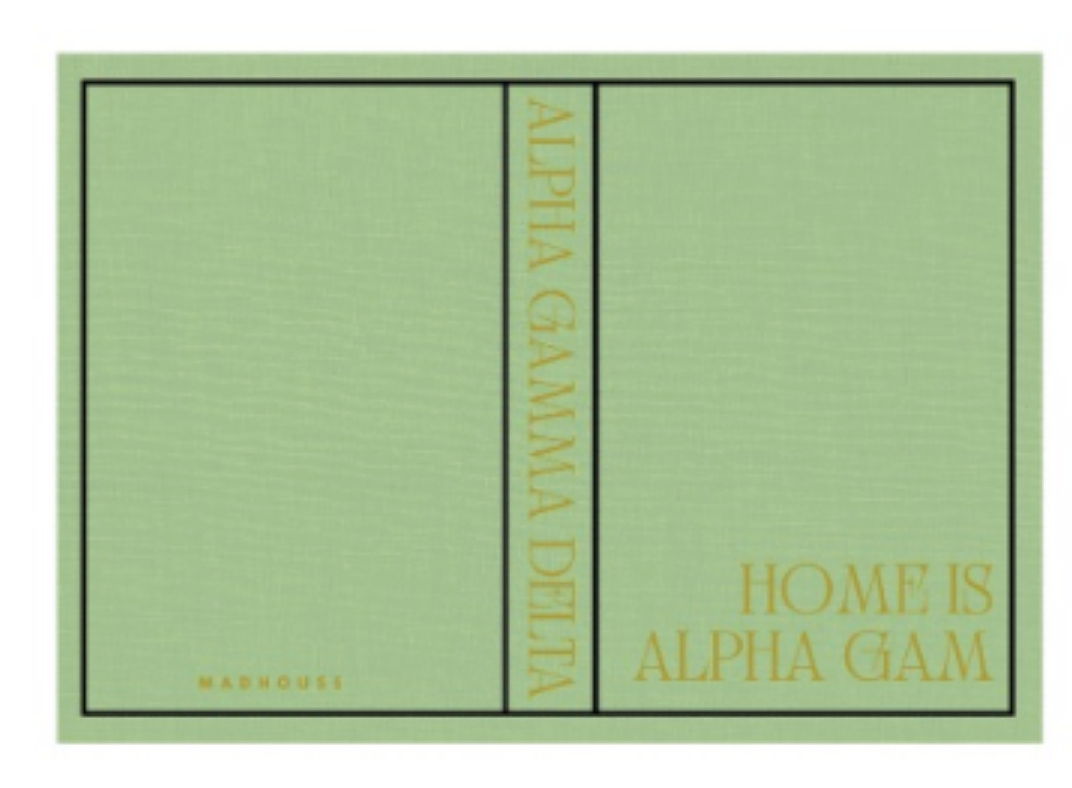 Alpha Gamma Delta Keepsake Book Box