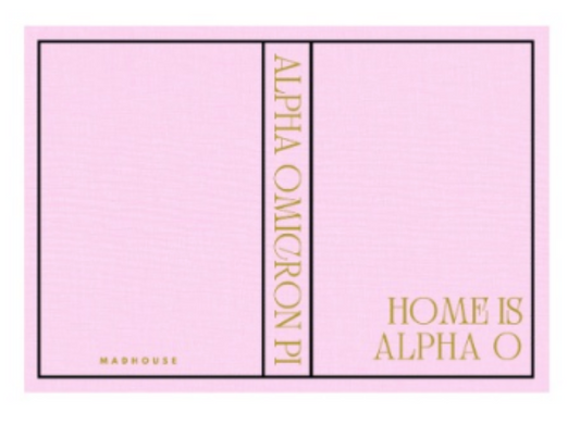 Alpha Omicron Pi Keepsake Book Box