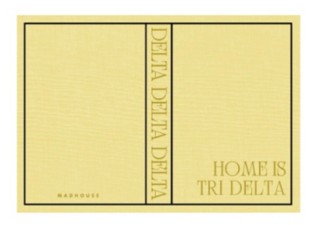 Delta Delta Delta Keepsake Book Box