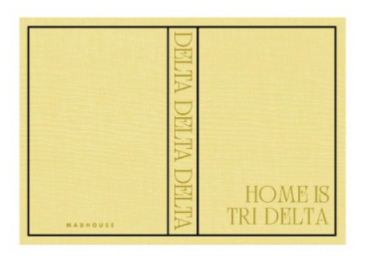 Delta Delta Delta Keepsake Book Box