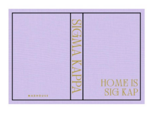 Sigma Kappa Keepsake Book Box