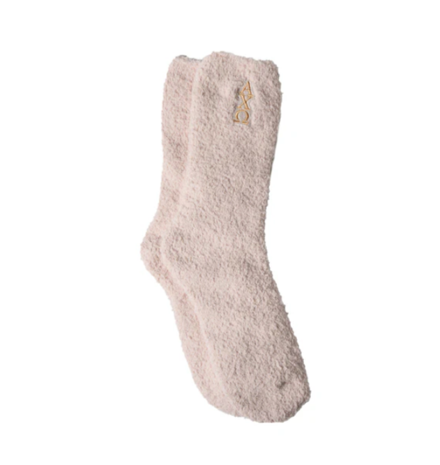 Alpha Chi Omega Fuzzy Socks
