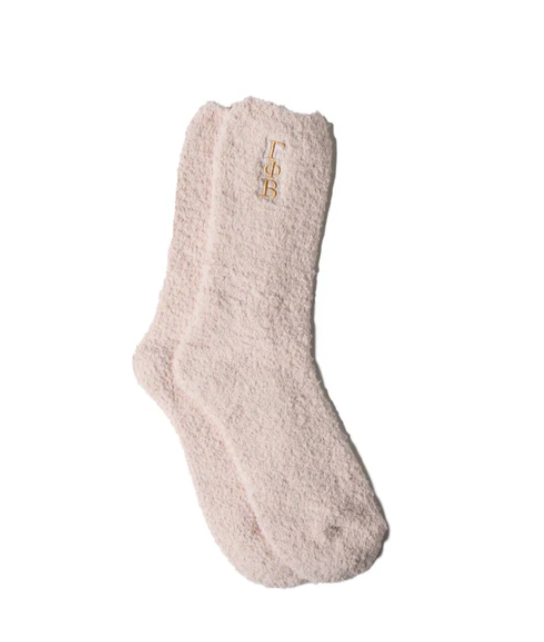Gamma Phi Beta Fuzzy Socks