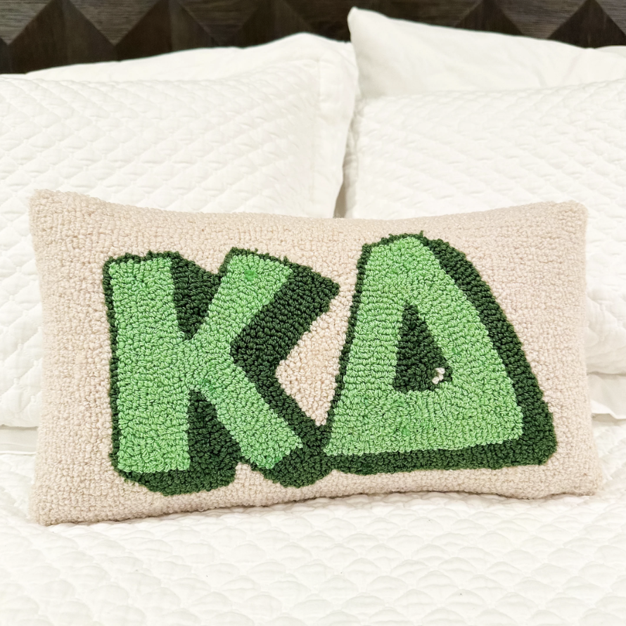 Kappa Delta Hook Pillow
