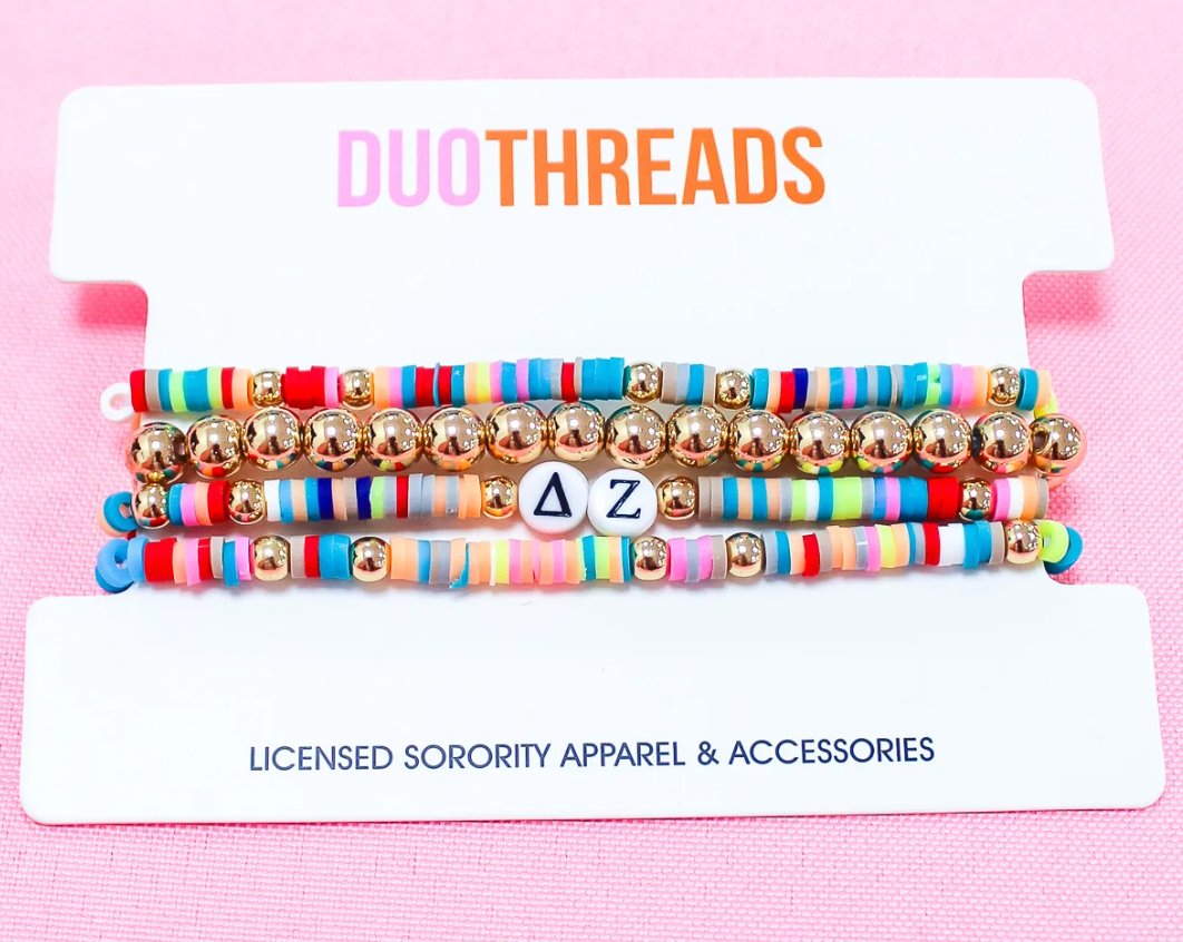 Delta Zeta Beaded Bracelets