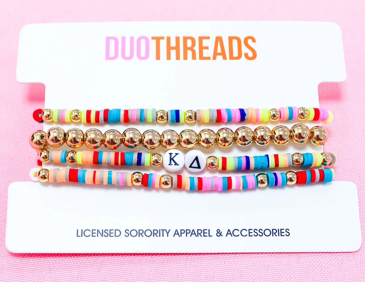 Kappa Delta Beaded Bracelets