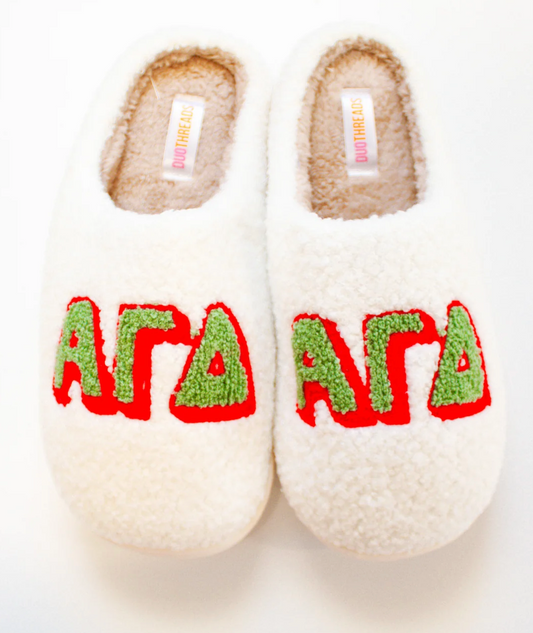 Alpha Gamma Delta Slippers