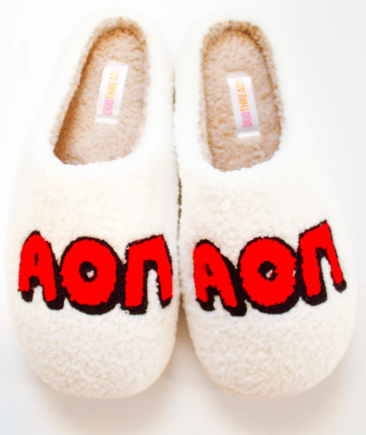 Alpha Omicron Pi Slippers