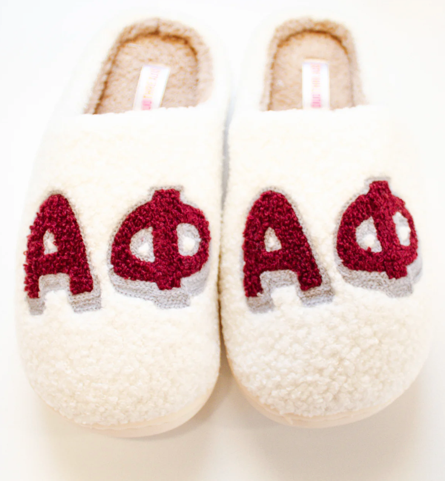 Alpha Phi Slippers – The Trunk Tuscaloosa