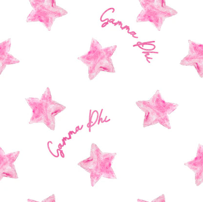 Gamma Phi Beta Cotton Scalloped Pillowcase