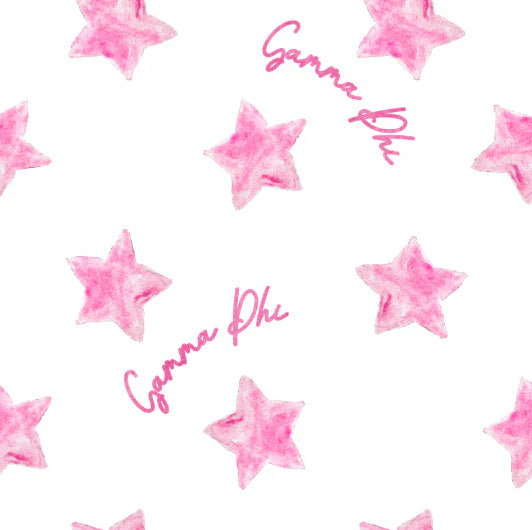 Gamma Phi Beta Cotton Scalloped Pillowcase