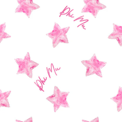 Phi Mu Cotton Scalloped Pillowcase