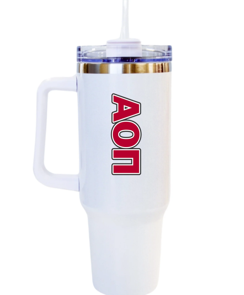 Alpha Omicron Pi Stella Tumbler