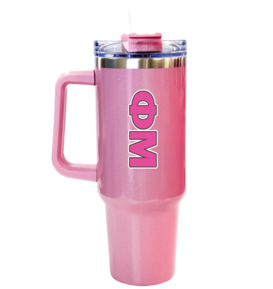 Phi Mu Stella Tumbler