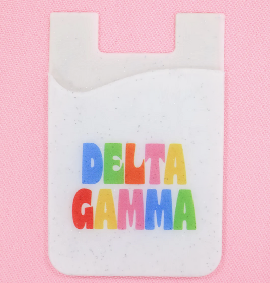 Delta Gamma Shimmer Phone Wallet