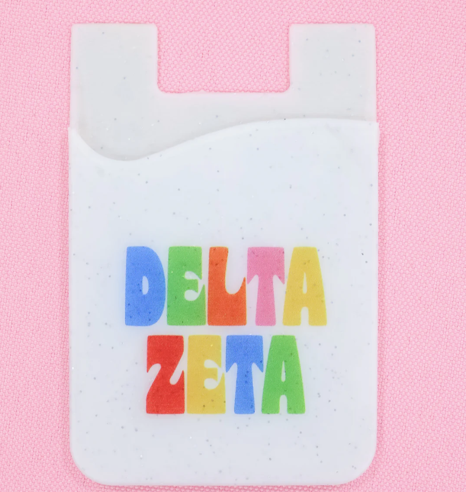 Delta Zeta Shimmer Phone Wallet