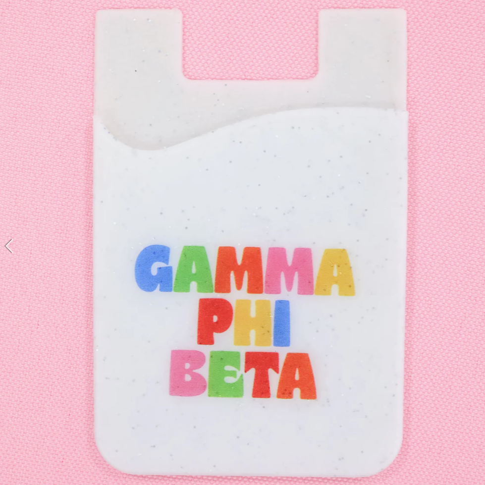 Gamma Phi Beta Shimmer Phone Wallet