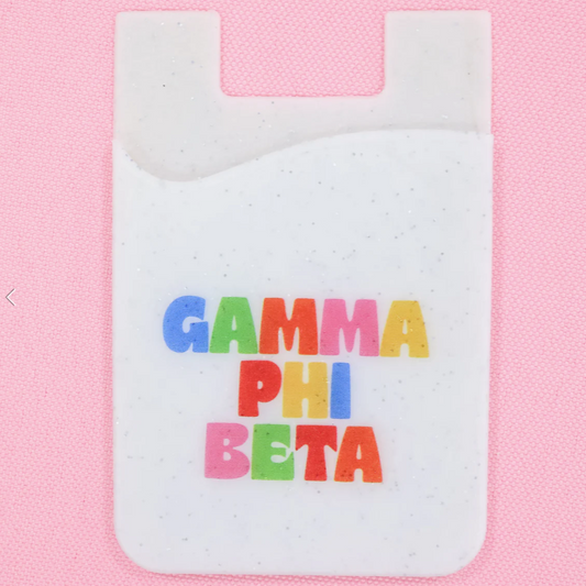 Gamma Phi Beta Shimmer Phone Wallet