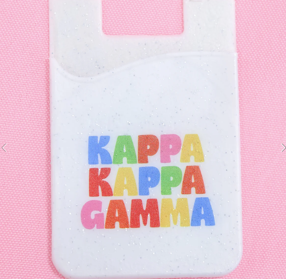 Kappa Kappa Gamma Shimmer Phone Wallet
