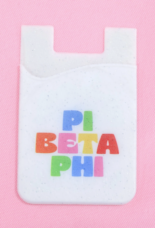 Pi Beta Phi Shimmer Phone Wallet