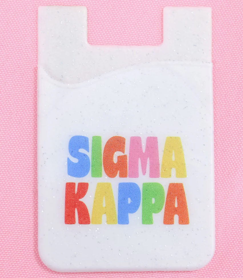 Sigma Kappa Shimmer Phone Wallet