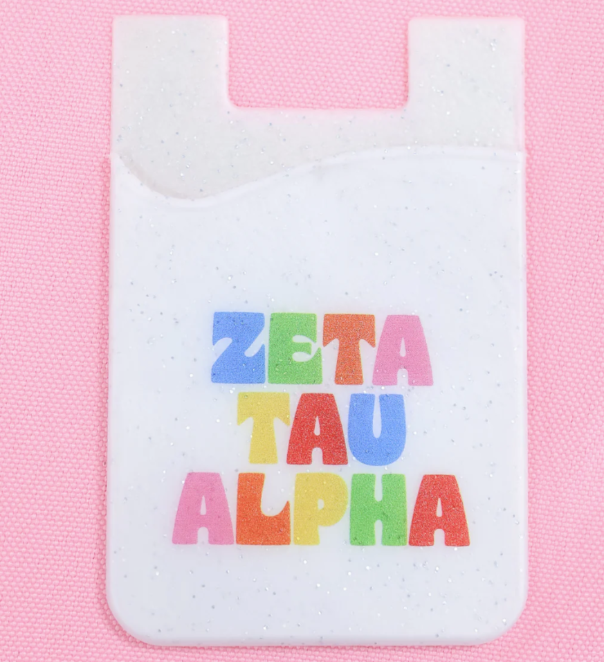 Zeta Tau Alpha Shimmer Phone Wallet