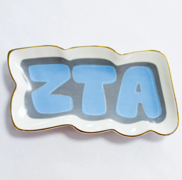 Zeta Tau Alpha Trinket Tray