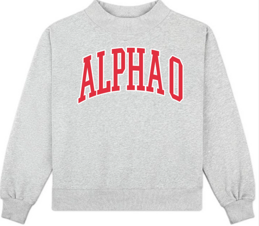 Alpha Omicron Pi Mock Neck