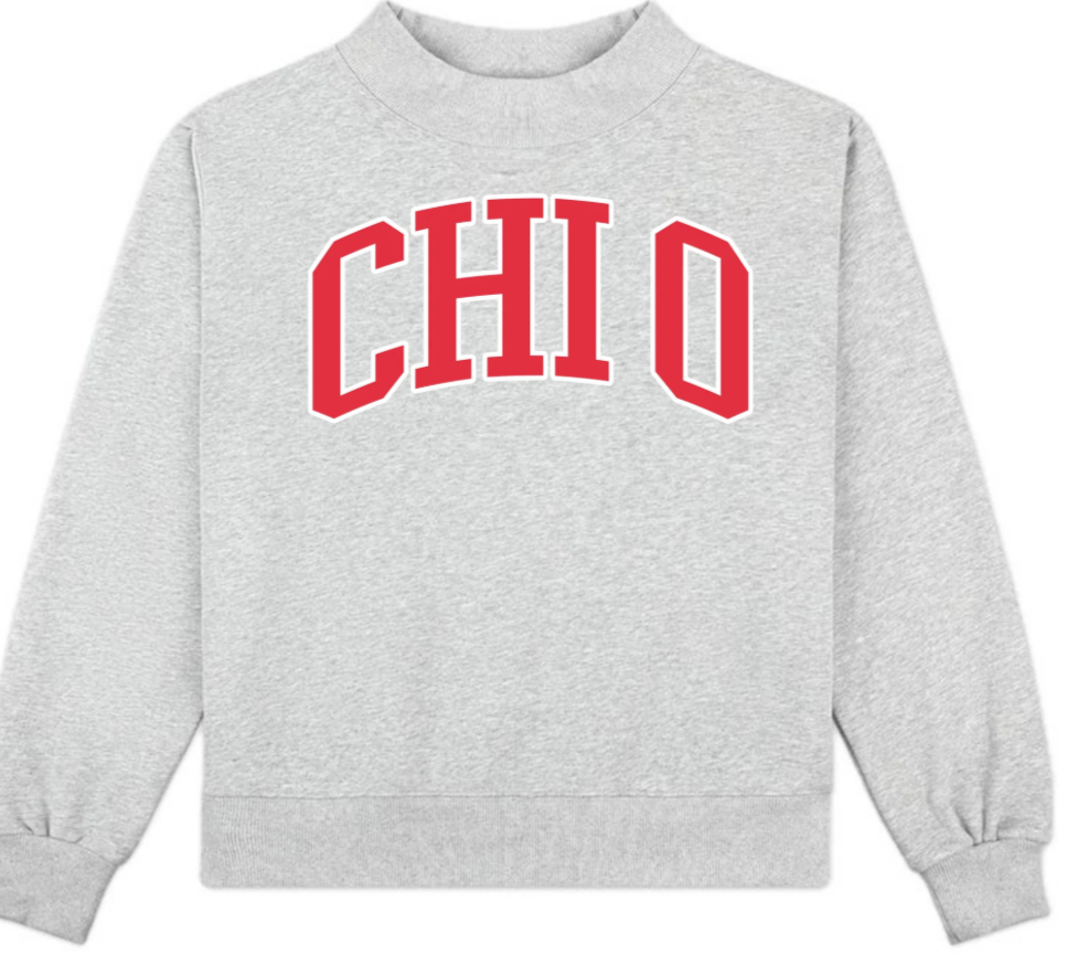 Chi Omega Mock Neck