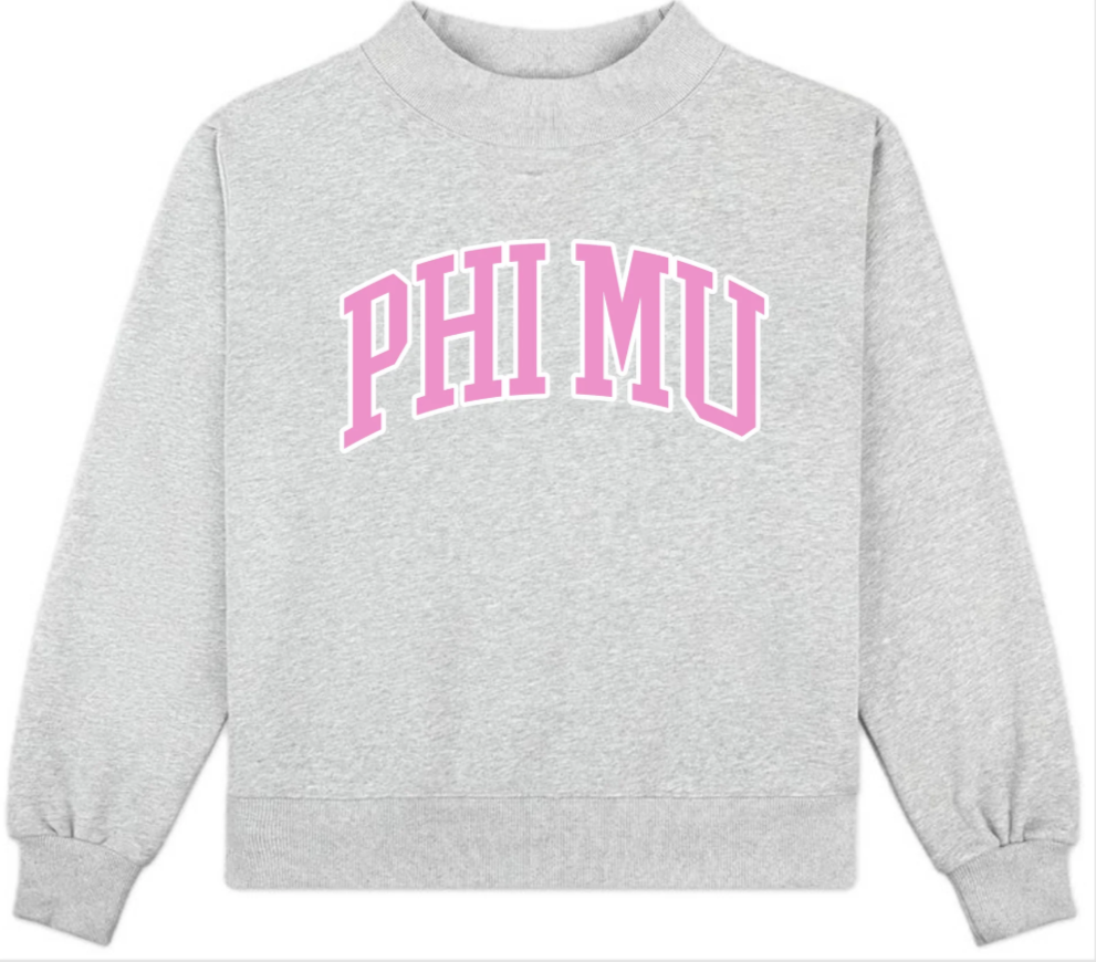 Phi Mu Mock Neck