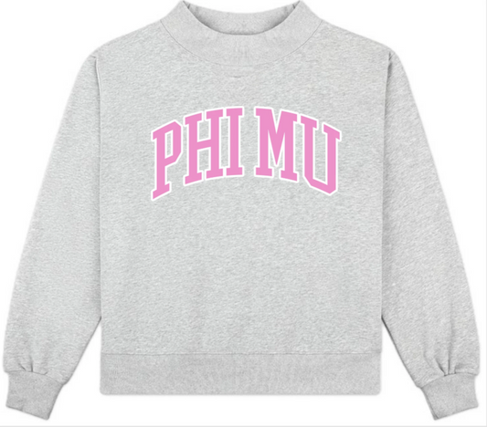 Phi Mu Mock Neck